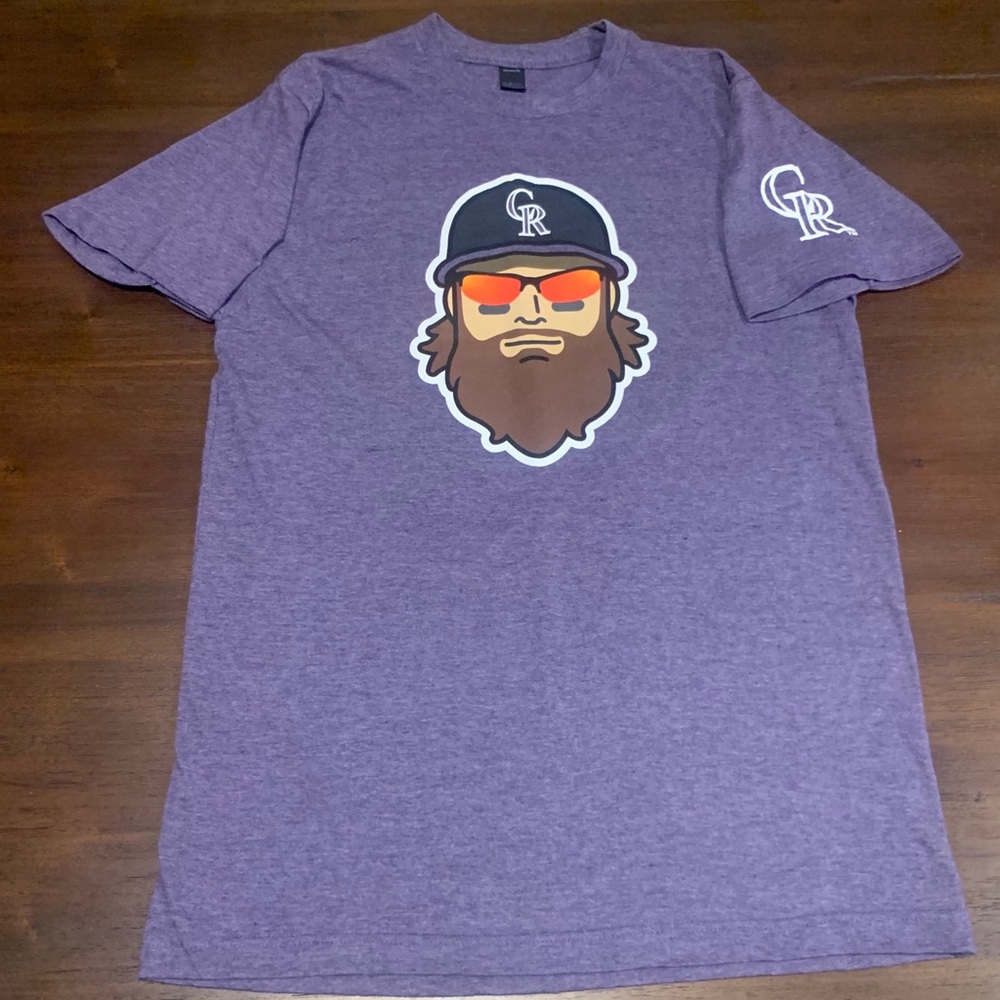 [2/$15] CO Rockies ‘Charlie Blackmon’ face shirt